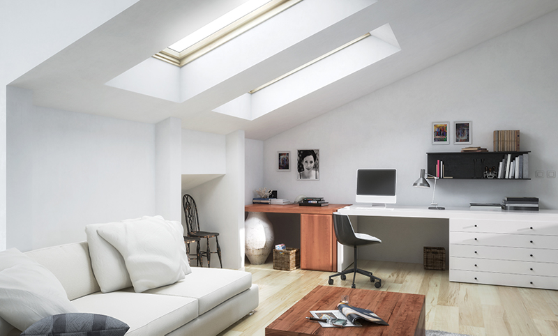 Loft extensions - building services. Modern loft extension. Building services by Studio Charrette.